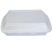 Thermal tray 3-compartment 247x198x75 mm Hinged lid XPS White HP 4/3 TT product photo