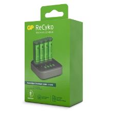 Charger GP ReCyko Everyday for AA and AAA. Incl. 4 AA rechargeable batteries product photo