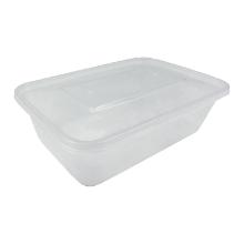 Plastbakke Catersource 750 ml 175x115x55 mm nudelbakke med l&oslash;st l&aring;g PP Klar/Klar product photo
