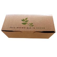 Dip Box L82xW33xH30mm Cardboard FSC with print and lid Brown for French Fries Bo product photo