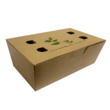 Pommes Frites &AElig;ske Nr. 2 L145xB81xH53mm Pap med tryk og l&aring;g Brun product photo