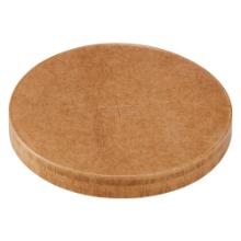 Papl&aring;g &Oslash; 90 mm flad pap/PE for Delicup b&aelig;ger 150 ml Brown product photo