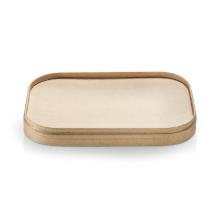 Carton lid 173x120x10 mm rectangular kraft/PLA gl. model Brown product photo
