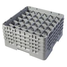 Dish basket Cambro 50x50 cm for glass 36-compartment Plastic Grey product photo