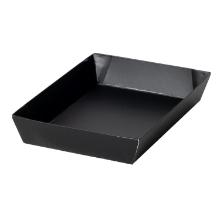 Sushi box L175xW120xH25mm small Cardboard/PP Black/White product photo