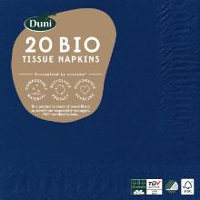 Napkin Duni 24x24 cm 3-ply Dark blue product photo
