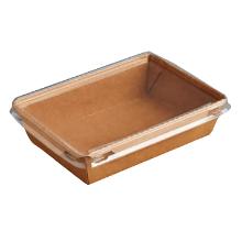 Plastic lid 170x120x10 mm PET for sushi tray 750 ml product photo