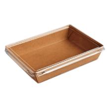 Sushibakke 2100 ml 240x170x50 mm bund brun kraft med PE l&aring;g p&aring; vnr 126462 product photo