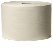 Aft&oslash;rringsrulle Industri Tork Basic W1 1-lag &Oslash;38cm B23.5cmxL1190m Genbrug Gul product photo
