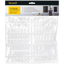 Bogstavs&aelig;t Securit 256 stk. Hvid product photo