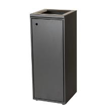 Waste rack Tina Trolleys 100ltr with open lid Black for source sorting product photo