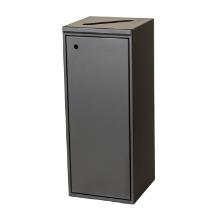 Waste rack Tina Trolleys 100ltr with paper insert Black for source sorting product photo
