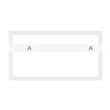 Kuponbog 100 ark 2xBogstav hvid L130xB70xH8mm product photo