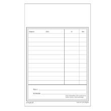 Box pad 100 sheets of white perforated paper L178xW100xH8mm product photo