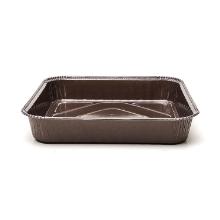 Cake form L175xW175xH32.5mm cardboard with PET Brown product photo
