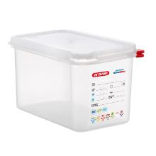 Container Araven airtight L26.5xW16.2xH15cm 1/4GN 4.3ltr polypropylene lid clear product photo