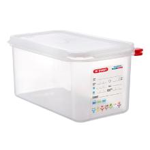Container Araven airtight L32.5xW17.6xH15cm 1/3GN 6ltr polypropylene lid clear product photo