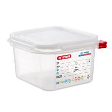 Container Araven airtight L17.6xW16.2xH10cm 1/6GN 1.7ltr polypropylene lid clear product photo