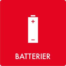 Piktogram BATTERIER 12x12 cm product photo