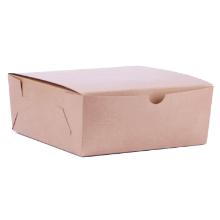 Cake box fold even high L230xW230xH80mm cardboard FSC with lid without glass bro product photo