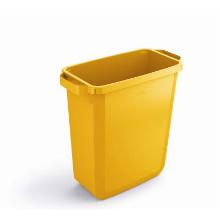 Plastbeholder 60 ltr f&oslash;devaregodkendt plast gul product photo