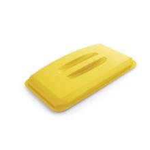 Lid for 60L container L50xW27xH57.5cm. Plastic Yellow product photo