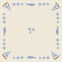 Tablecloth Patchwork tablecloth Dunisilk+ 84x84 cm Tide product photo