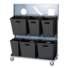 Affaldsvogn kildesortering med 6 fraktioner product photo