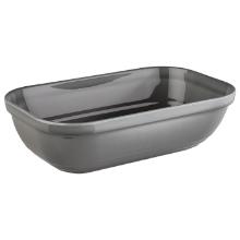 Serving bowl Emma 1/4GN L26.5xW16.2xH7.5cm melamine gray product photo