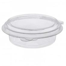 Cup/insert Deli Pot Topper round 165 ml &Oslash;101xH35mm RPET hinged lid Clear product photo