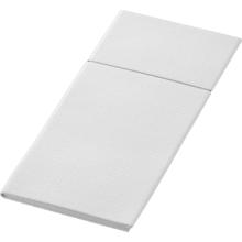 Napkin Duniletto Slim Bio Dunisoft L40xW33cm white for cutlery product photo