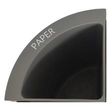 Sorting insert Paper 4 ltr grey product photo