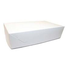 Cake box fold itself no. 4 high L290xW190xH75mm cardboard white product photo