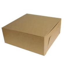 Cake box fold yourself SE model L280xW280xH100mm cardboard with lid without glas product photo