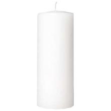 Block light &Oslash;70x180 mm Burning time 80 hours White product photo