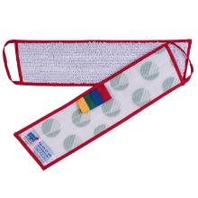 Industrial Mop 40 cm Microfiber Nordic Ecolabel White product photo
