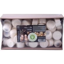 Fyrfadslys Br&aelig;ndetid 7 timer neutral voks fra rapsolie i Plast Klar product photo