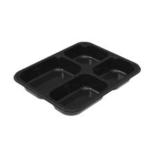 Bakke 4-rum C2227-4B rektangul&aelig;r L227xB178xH30mm 700my CPET sort product photo