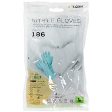 Chemical protective glove Tegera 186 size XL nitrile with frayed lining blue product photo