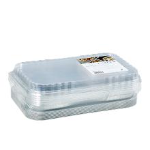 Alubakke Ready2Cook 1896ml L293xB193xH45mm med Apet plastl&aring;g 10 s&aelig;t sampak product photo