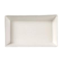 Bakke Platte Atlas L10xB6xH1.6cm bagasse af sukkerr&oslash;r hvid product photo