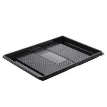 Tray 1-compartment Zen Selection L320xW250xH20mm RPET black for tapas/sushi product photo
