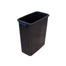 Container 60ltr L56xW28xH59cm black plastic not food approved product photo