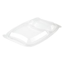 Lid Bistro Warm 2-compartment rectangular L254xW174xH23mm PP clear product photo