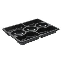 Tray 7-compartment 1518ml L320xW250xH33mm RAPET black product photo