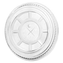 Plastl&aring;g &Oslash;78mm L78xB78xH3.4mm RPET med Kryds til suger&oslash;r klar product photo