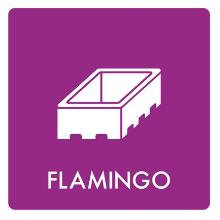 Pictogram Flamingo L12cmxW12cm product photo