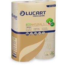 Toilet paper Lucart Professional Econatural 6.3 &Oslash;12.0cmx27.5m 3-ply FSC with sle product photo