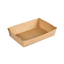 Tray Box Viking 1-compartment Rectangular L14xW20xH4.5cm FSC without lid Brown product photo