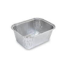 Aluminum tray 1-compartment Rectangular 241ml L108xW83xH42mm Silver product photo